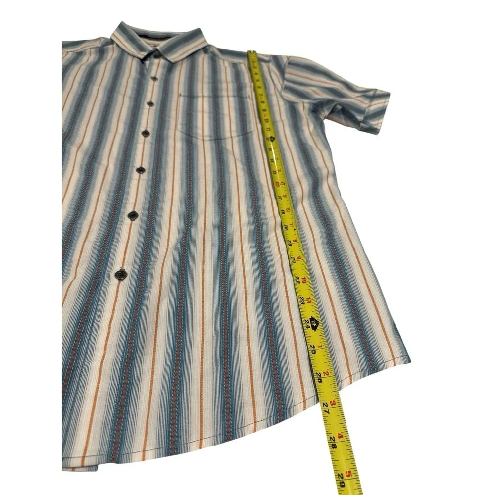 Kuhl Mens Medium Shirt Button Down Short Sleeve Western Hiking Travel‎ Outdoor